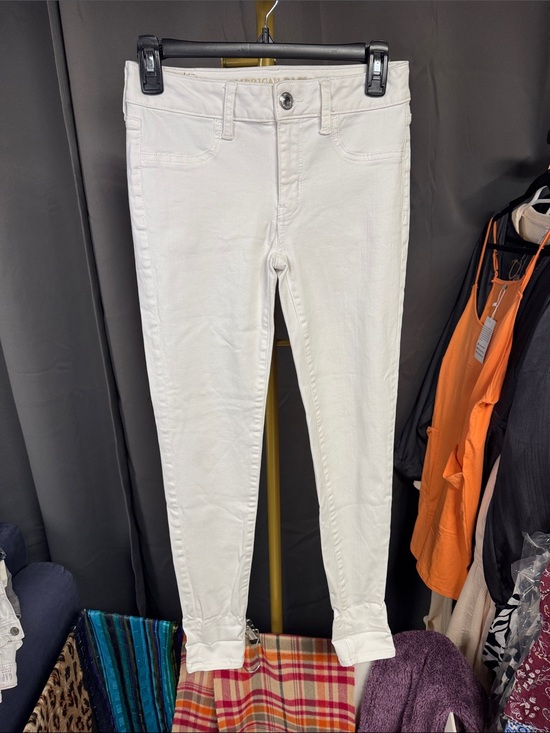 American Eagle Outfitters Denim - American Eagle Outfitters White Stretch Skinny Jeggings